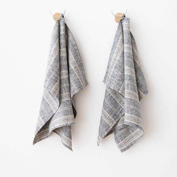 Linen Multistripe Towels