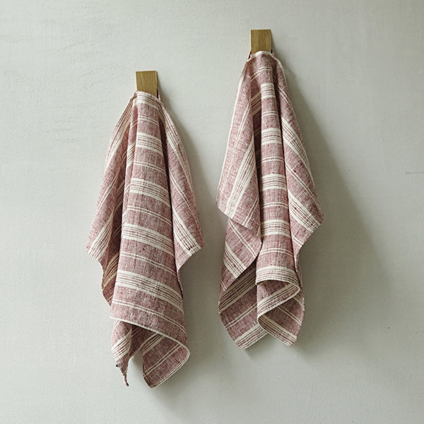 Linen Multistripe Towels