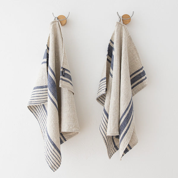 Provence Striped Tea Towel Set