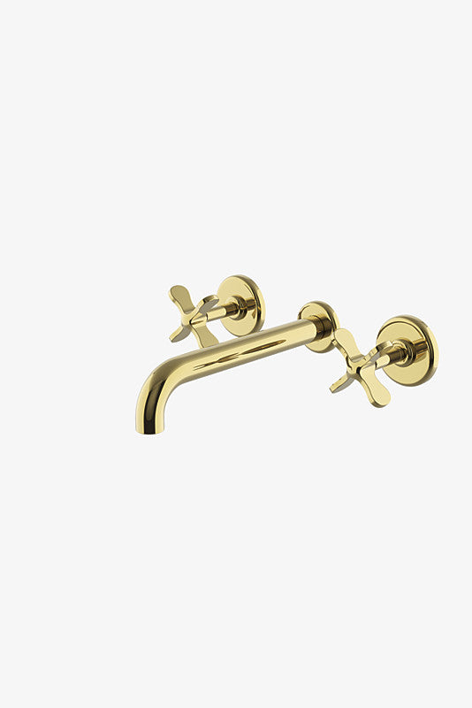 Ludlow Volta Wall Mounted Lavatory Faucet with Cross Handles