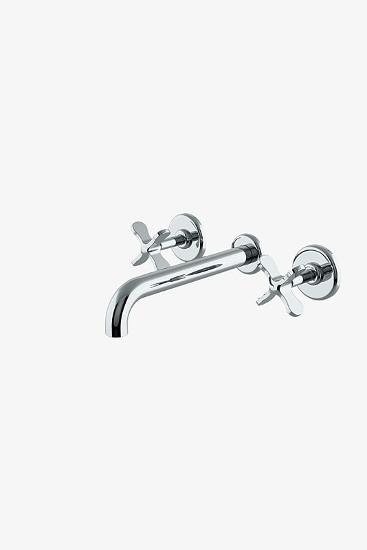 Ludlow Volta Wall Mounted Lavatory Faucet with Cross Handles